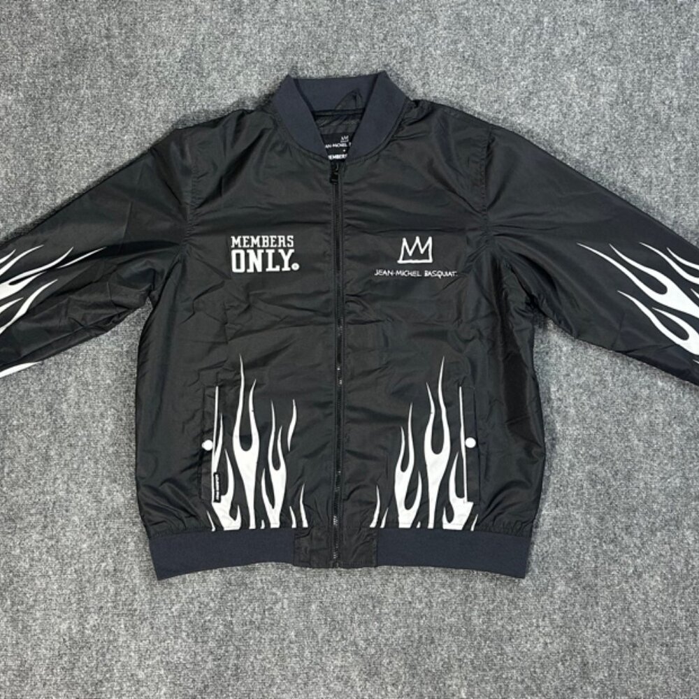 Jean-Michel Basquiat x Members Only Jacket Size: Large NWT Mona Lisa Edition